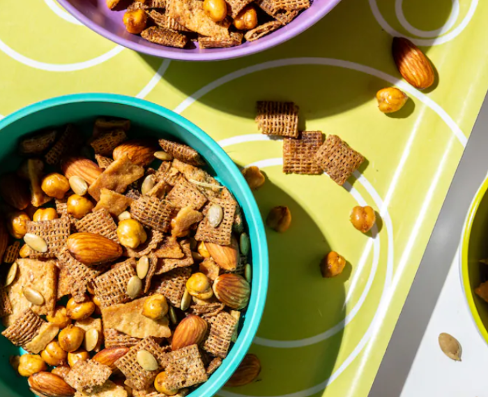 Savory Cereal Snack Mix