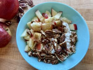 Apple Spice High Protein Breakfast Bowl